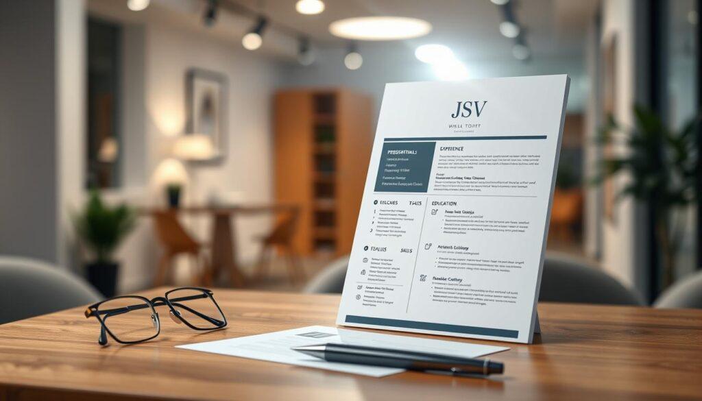 Exemple de mise en page CV professionnelle