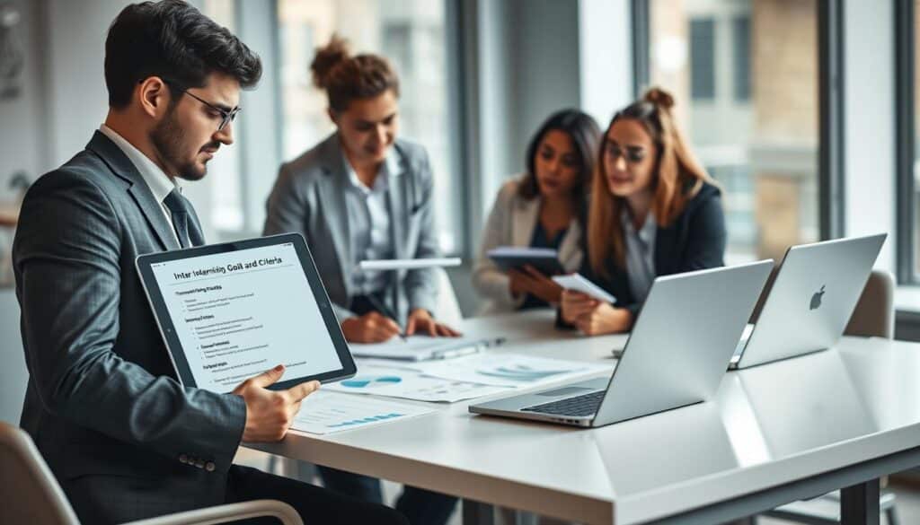 objectifs et critères pour stage