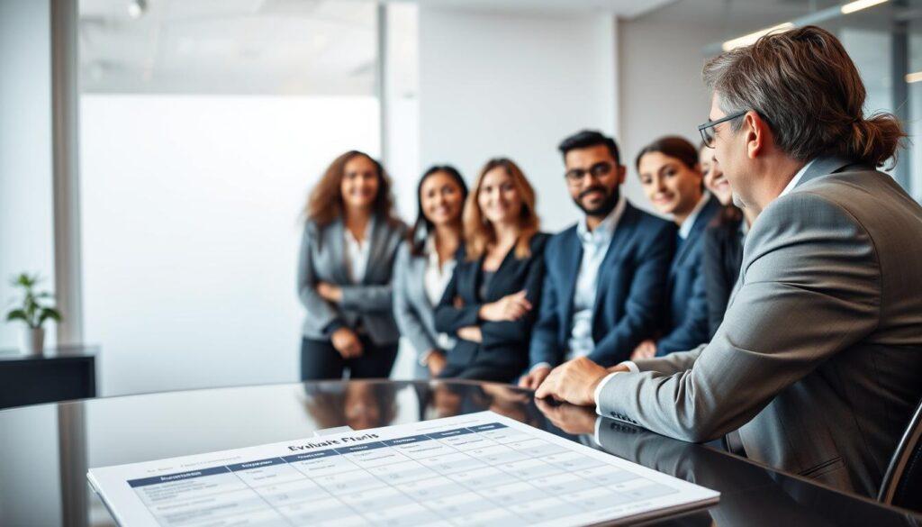 grille d'évaluation entretien