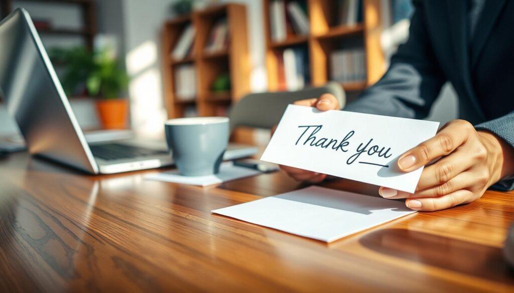 message de remerciement après entretien professionnel