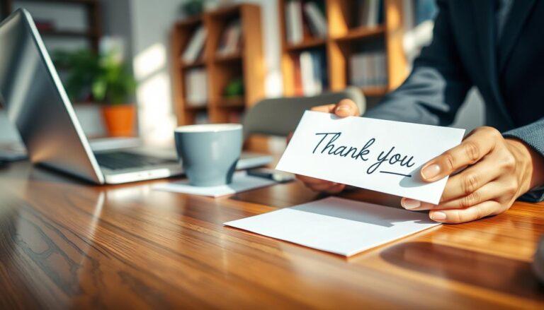message de remerciement après entretien professionnel